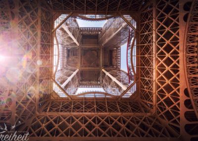 Blick von ganz unten nach oben